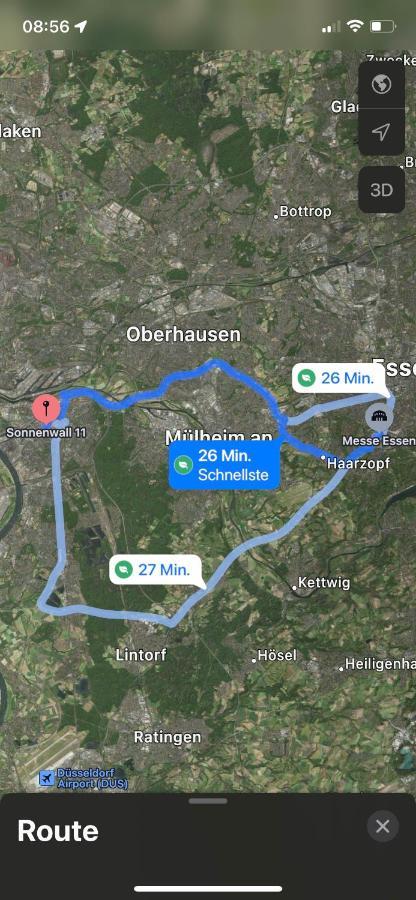 *City, Naehe Hbf, Kingsizebetten, Fitnessecke* Duisburg Luaran gambar