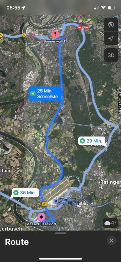 *City, Naehe Hbf, Kingsizebetten, Fitnessecke* Duisburg Luaran gambar